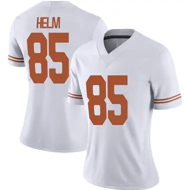 White Limited Women's Gunnar Helm Texas Longhorns Alternate Football Jersey