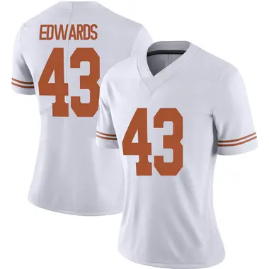 White Limited Women's Zach Edwards Texas Longhorns Alternate Football Jersey